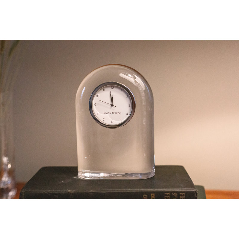 Barre Glass Mechanical Clock