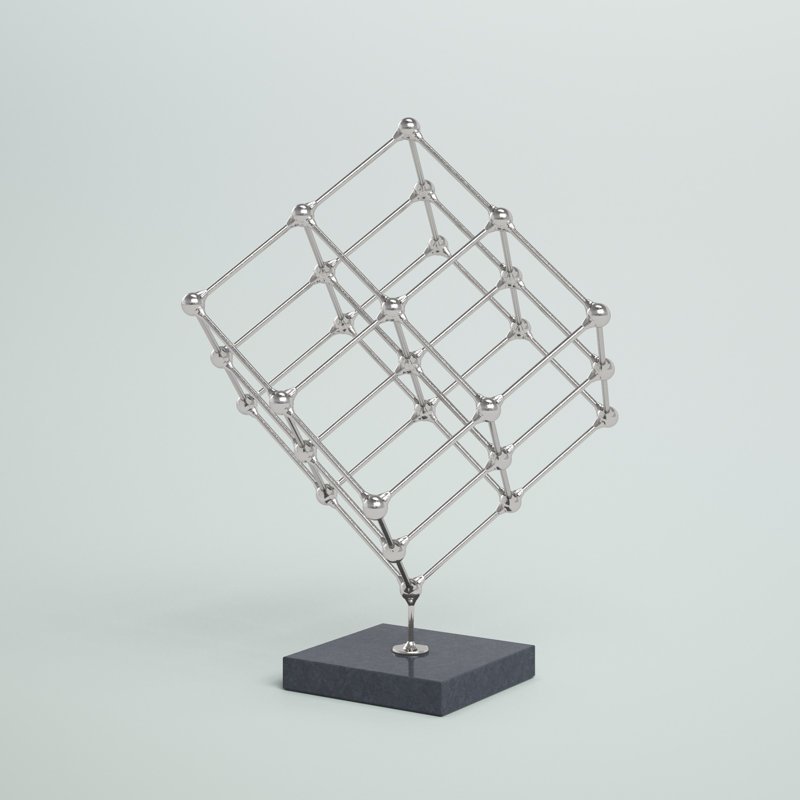 Pickell Abstract Figurines & Sculptures, Silver