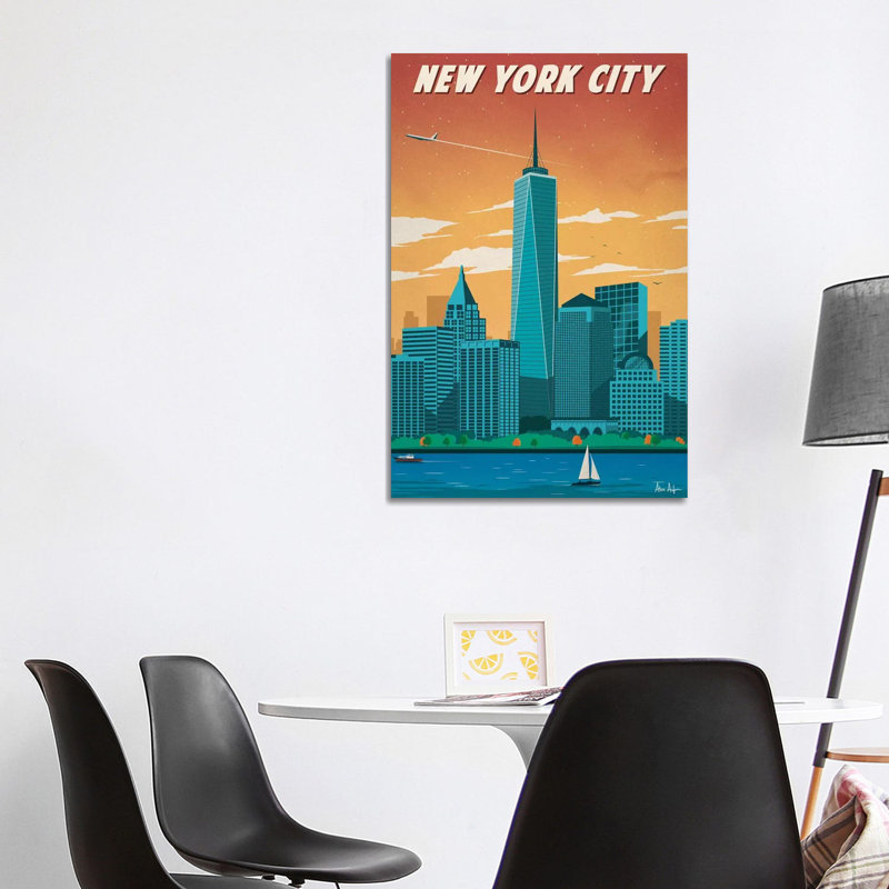 New York City II by IdeaStorm Studios - Wrapped Canvas Print, 101.6 cm H x 66.04 cm W x 1.91 cm D