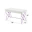 Banc élégant avec design papillon