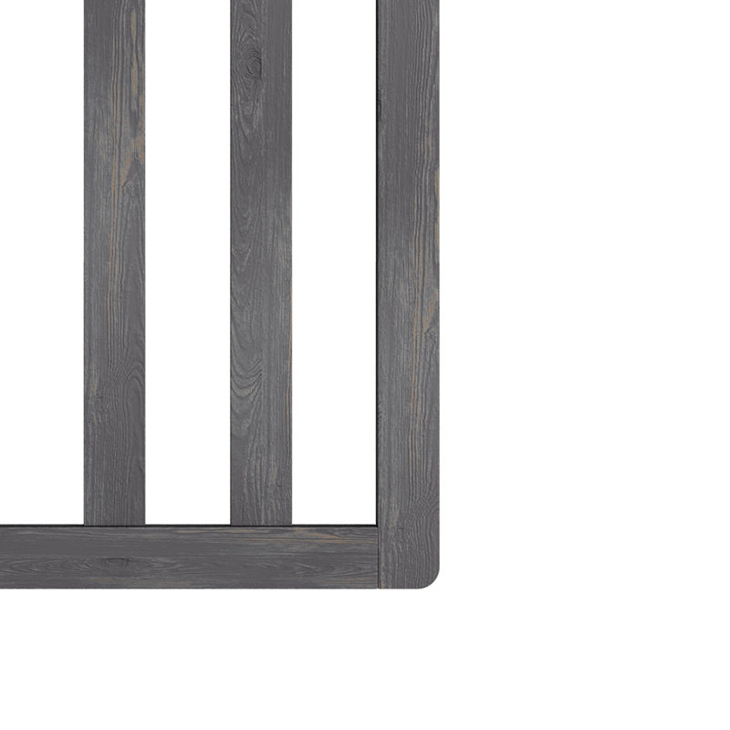 Towanna Gate Fencing with 1 Panel(s) Included, Grey, 7.6 ft. H x 10 ft. W