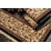 Tapis noir/beige en laine oakland Cirro