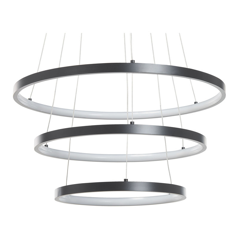 Pueblo 3 - Light LED Unique/Statement Pendant, Black