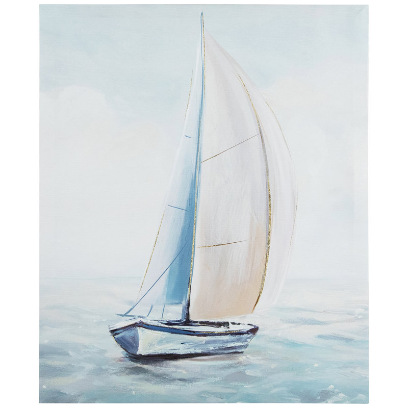 Bateau à voile aquarelle
