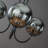 Gilmour 3-light 25'' Wide Modern Glam Glass Globe Bubble Chandelier Contemporary Sputnik Hand Blown Glass Pendant Light For Living Room Children's Room-1943893233-1943893234
