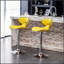 Ensemble de 2 tabourets pivotants ajustables en velours Masaccio, combinant style, confort et polyvalence pour les espaces modernes-693931703