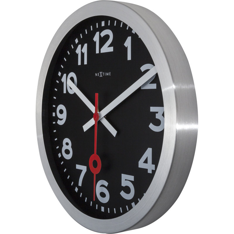 Metal Wall Clock, 35cm H x 35cm W x 4.5cm D