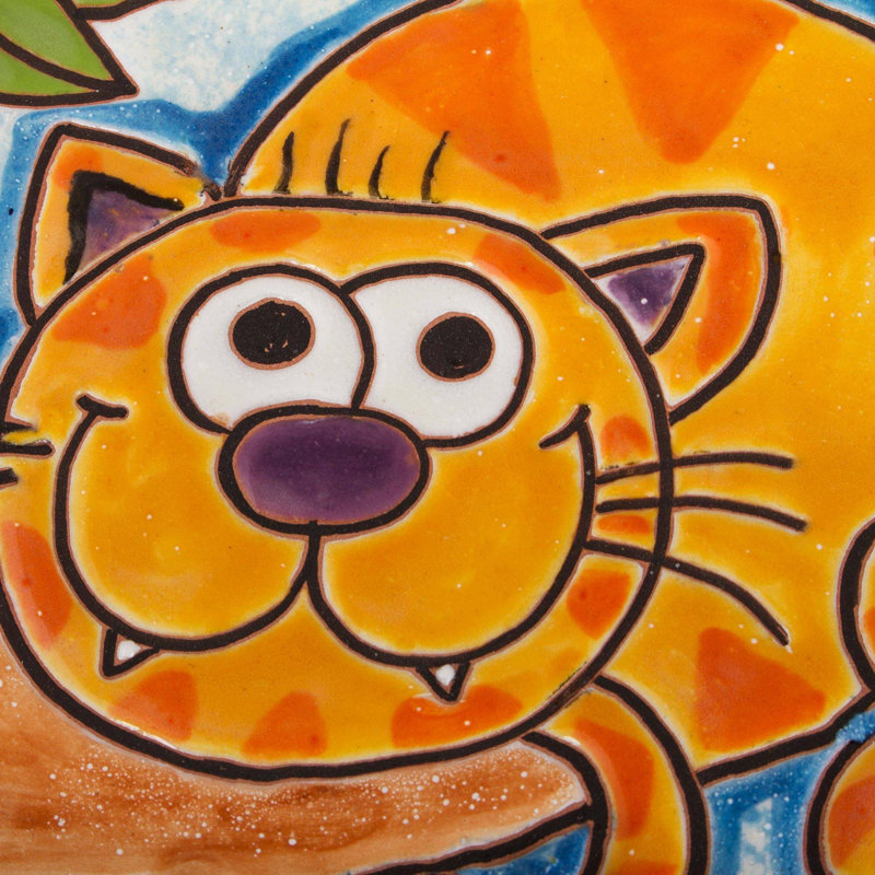 Décoration murale chat aventureux