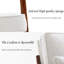 Fauteuil d'appoint blanc (ensemble de 2)