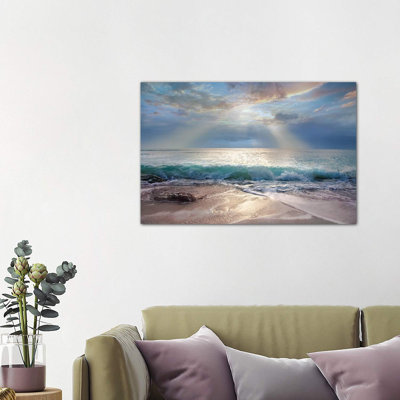 " Aqua Blue Morning " by Mike Calascibetta