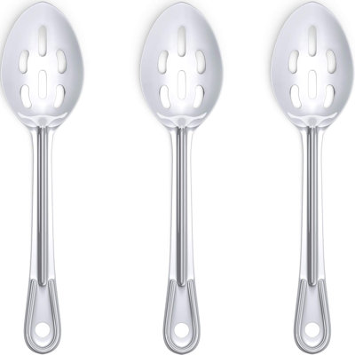 3-piece Stainless Steel Serving Spoon Set