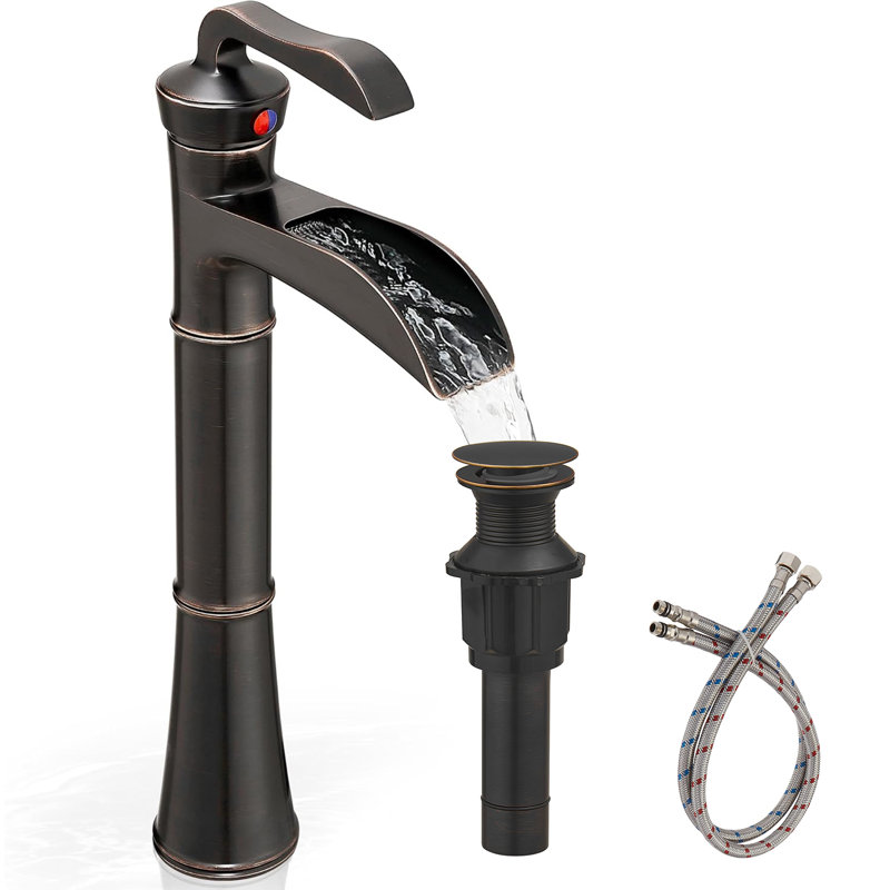 Single Hole Single Handle Bathroom Vessel Sink Faucet In Oil Rubbed Bronze, Oil Rubbed Bronze