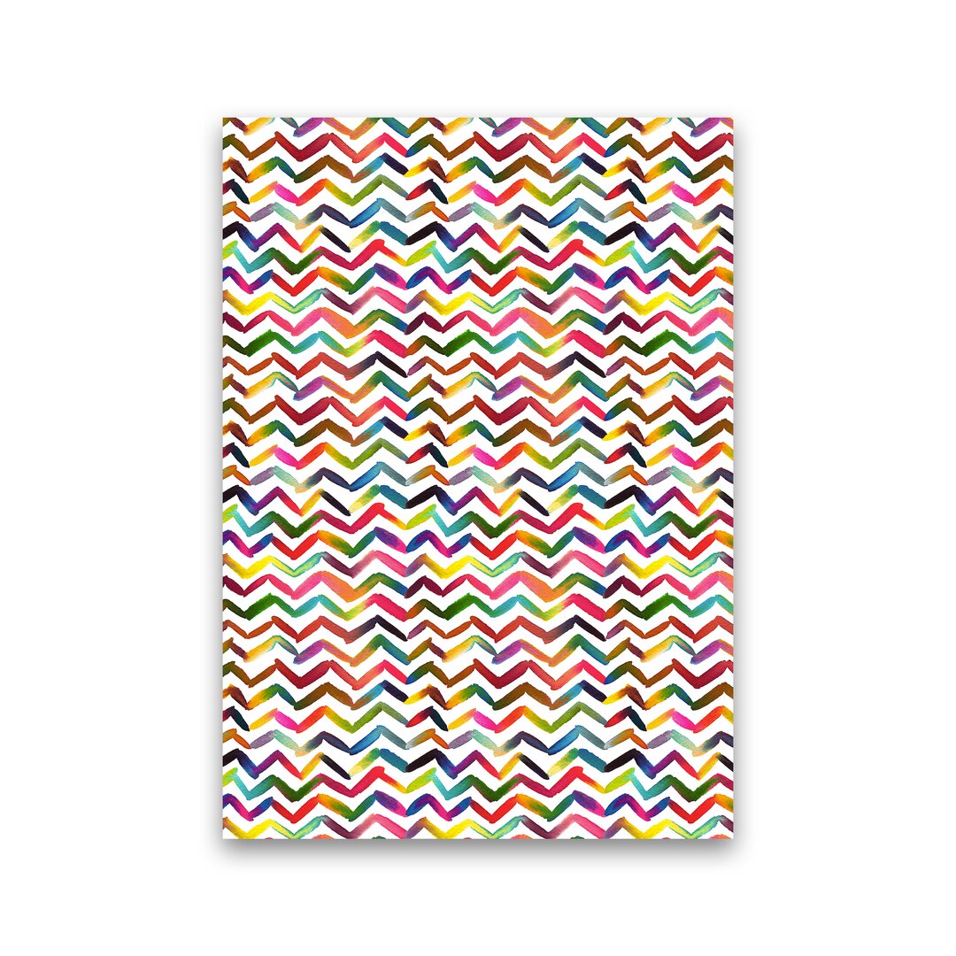 Grafikdruck Chevron Stripes Multicolored