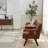 Faux Leather Armchair-951733038