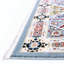 Tapis traditionnel Kelayeh de couleur turquoise-71262467