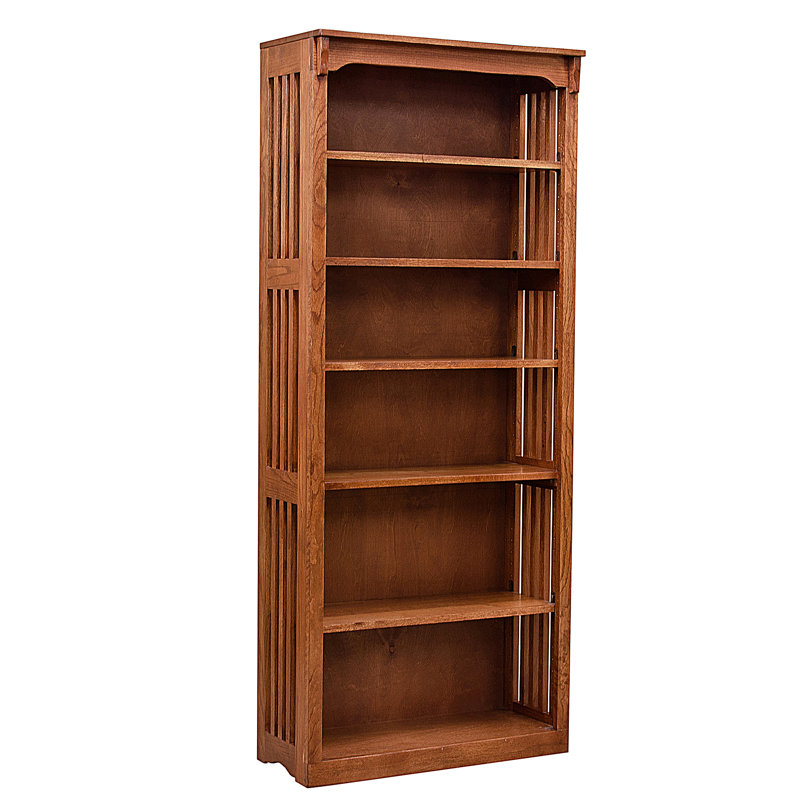 Deveraux Bookcase, Dark Oak, 72" H x 24" W x 12" D