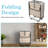 Alessandra 15.5'' Folding Bed Made in Italy