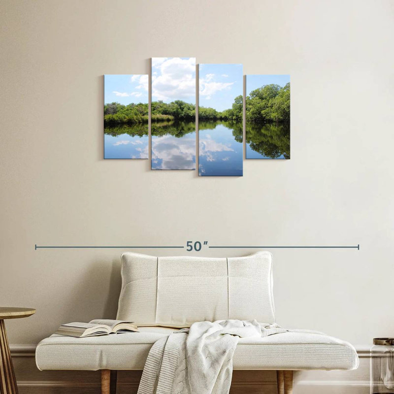 Alvord Lake Trees Reflection, 22'' H x 36'' W