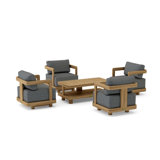Granada Outdoor 5 - Piece Teak Conversation Set