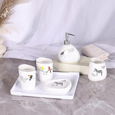 Luxury 6 Piece Bathroom Accessory Set