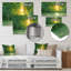 «Bamboo In Amazon Rainforest At Sunset I», impression d'art mural en bambou-1221540277-1231277708