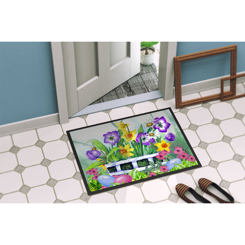 Tapis d'extérieur antidérapant Finding, Rectangle 2 pi x 3 pi
