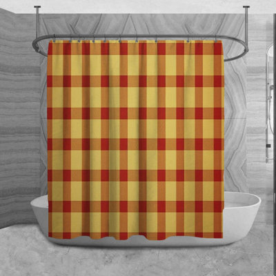 Rideau de douche Ottolien Gingham