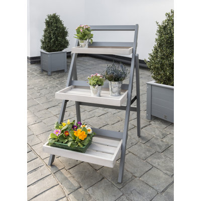 Lillie Wood Weather Resistant Plant Stand