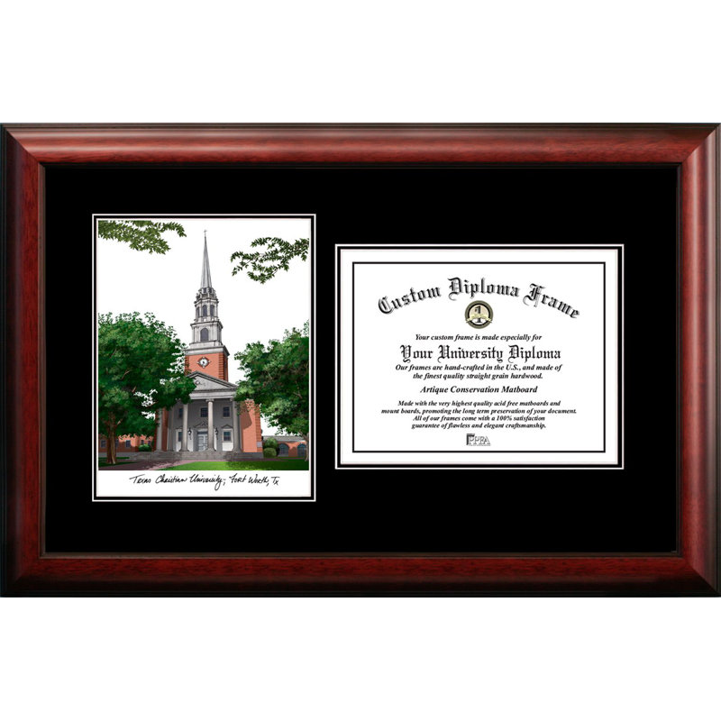 Corsair Texas Christian University Diploma Picture Frame
