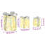 vidaXL Gift Box Decoration Warm white-899724985
