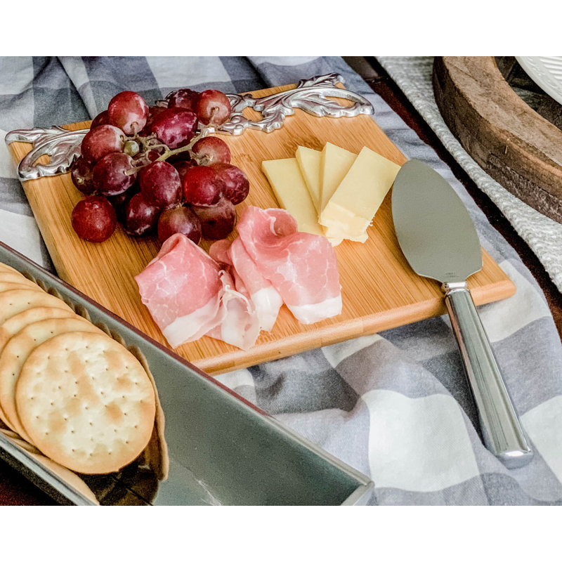 Fleur De Lis Bamboo Cheese Board