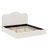 Modern Platform Bed With Upholstered Design