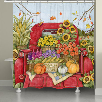 Rideau de douche Knouse Grateful Farm