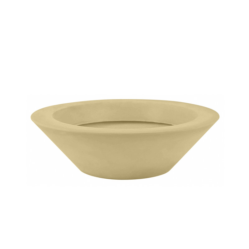 Centro Pot Planter, 5.75" H x 19.75" W x 19.75" D, White