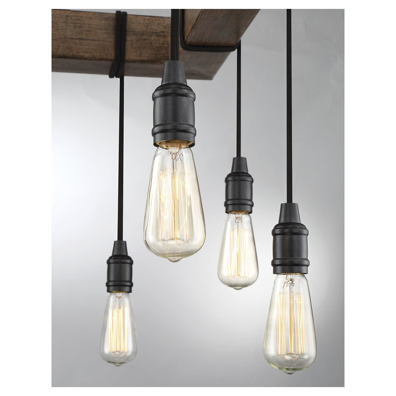 Eleesia 8 - Light Bronze/Brown Cluster Pendant