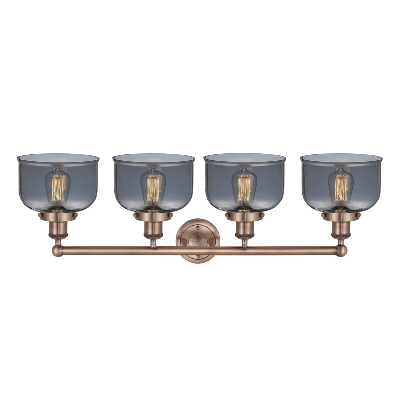 Annagene 4 - Light Dimmable Vanity Light, Plated Smoke, Antique Copper
