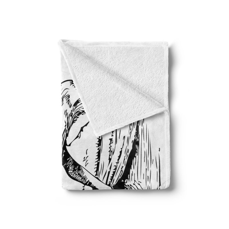 Hand Woven Throw Blanket, 60" W x 80" L