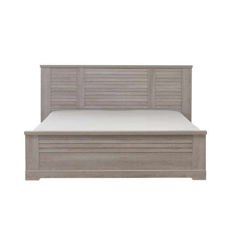 Janiyah Bed, Grey, European Super King (180 x 200 cm)