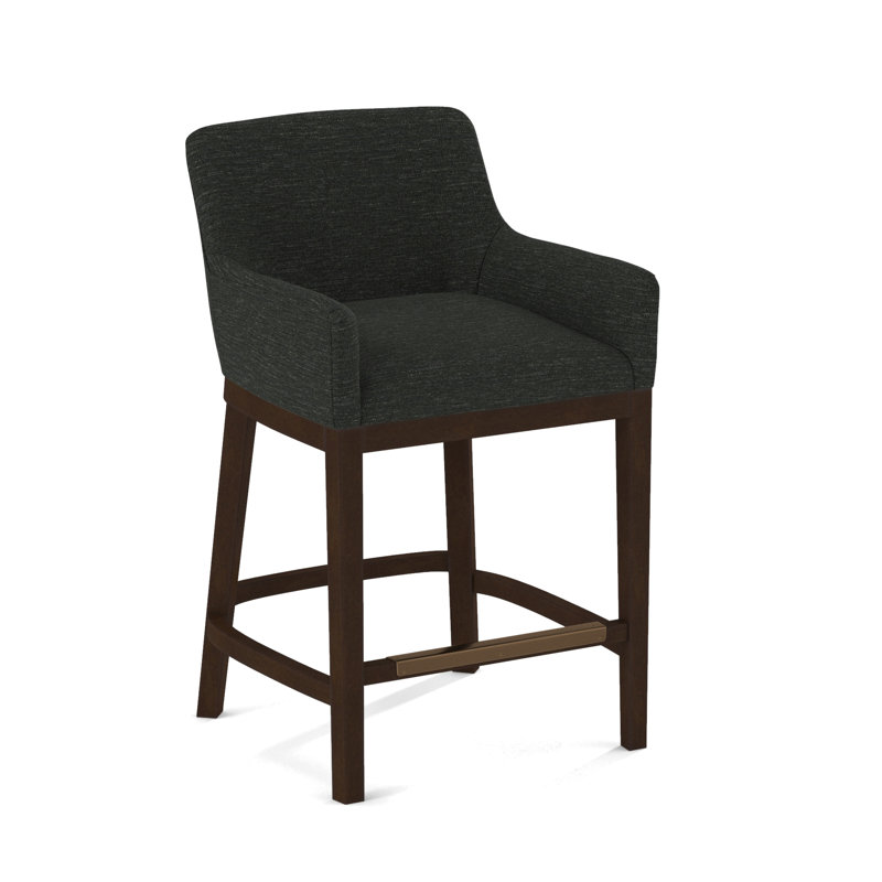 Upholstered Stool, Nutmeg, Applause Archway Grey