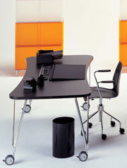Max Table, Slate, Medium with Wheels
