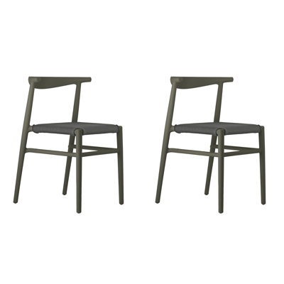 Ensemble de 2 chaises empilables Joi