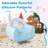 Kids Sofa with Breathable Spandex Fabric High-density Sponge Filling for Boys Girls Blue