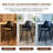 Swivel Upholstered Bar Stool with High Backs-1153204993-1153204998-1152699291