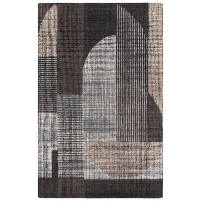 Sanferd Hand Tufted Wool Abstract Rug