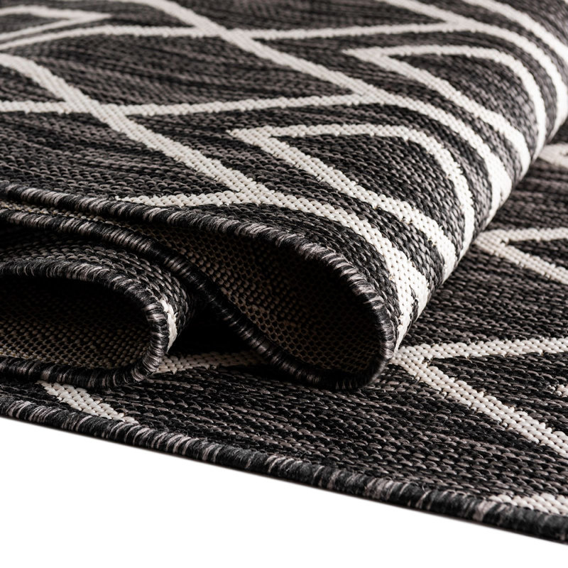 Outdoor Destiny Area Rug Bark Color, Rectangle 3' x 5'