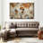 Rusty World Map Canvas Print-1041295497