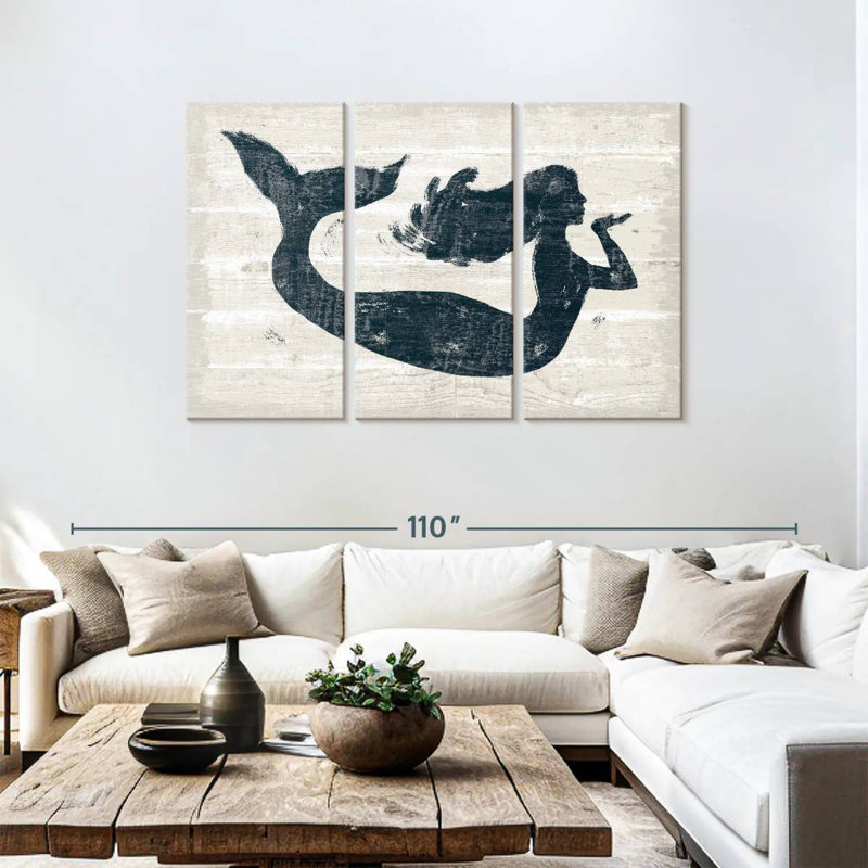 Kelan Driftwood Coast I - bleu, H 48 po x l 74 po