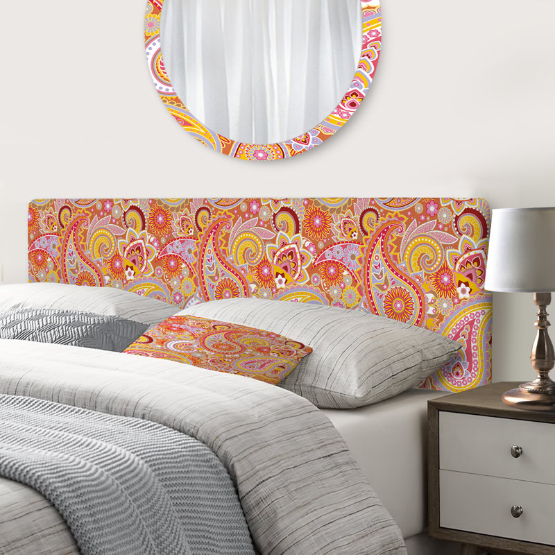 Tête de lit tapissier, Grand, Red