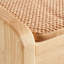 Banc rembourré brun-647996001
