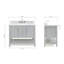 Bayhill 43'' W Single Vanity-947295751